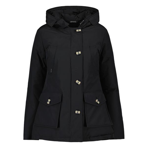 Airforce Dames 4 Pocket Parka True Black