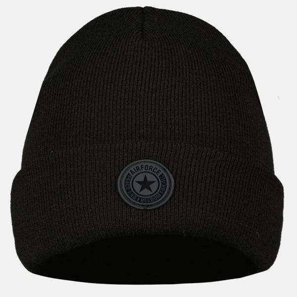 Airforce Beanie True Black