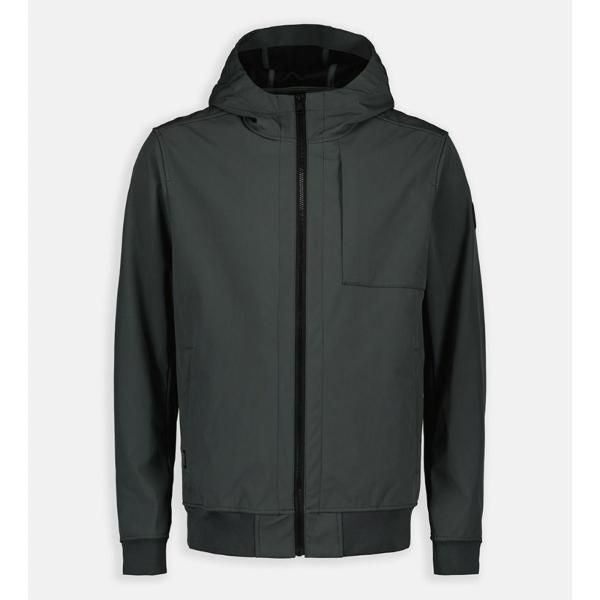 Airforce Heren Softshell Jacket Chestpocket Gun Metal