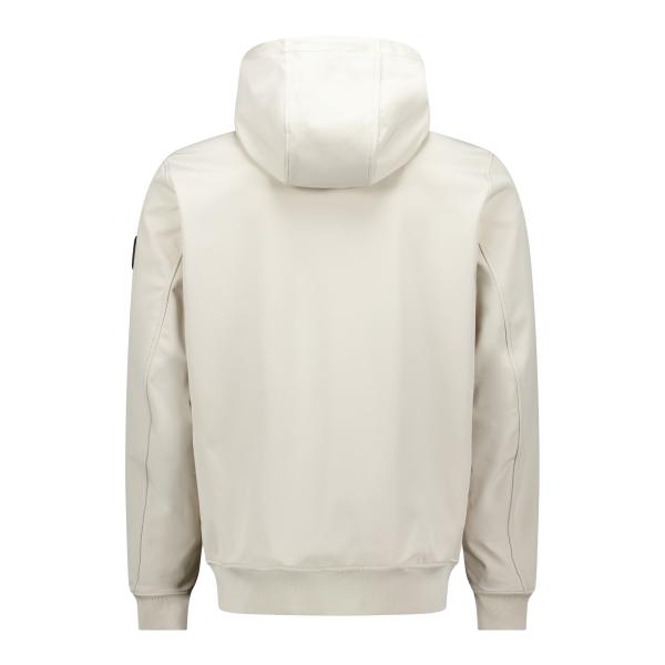 Airforce Heren Softshell Jacket Chestpocket Oatmeal