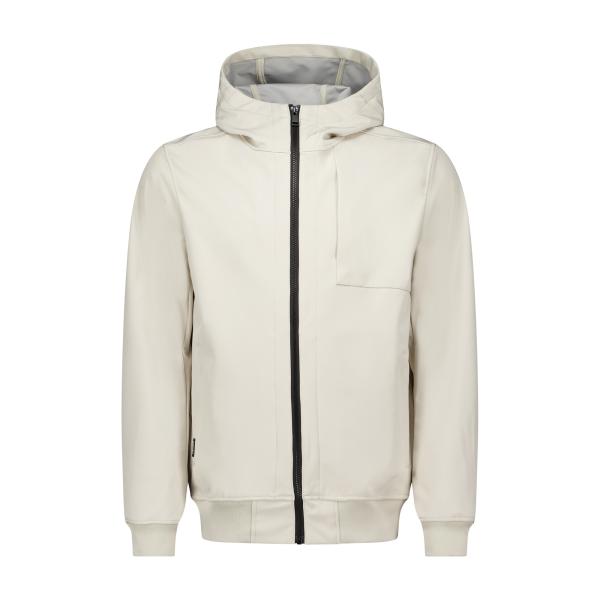 Airforce Heren Softshell Jacket Chestpocket Oatmeal