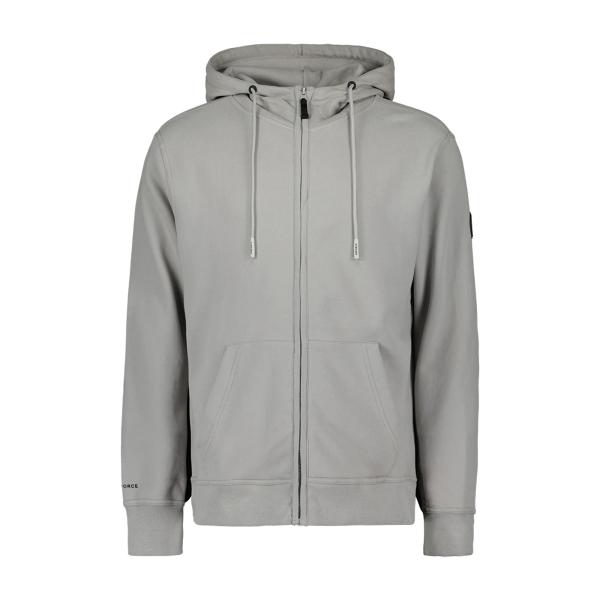 Airforce Hooded Zip Vest Paloma Grey
